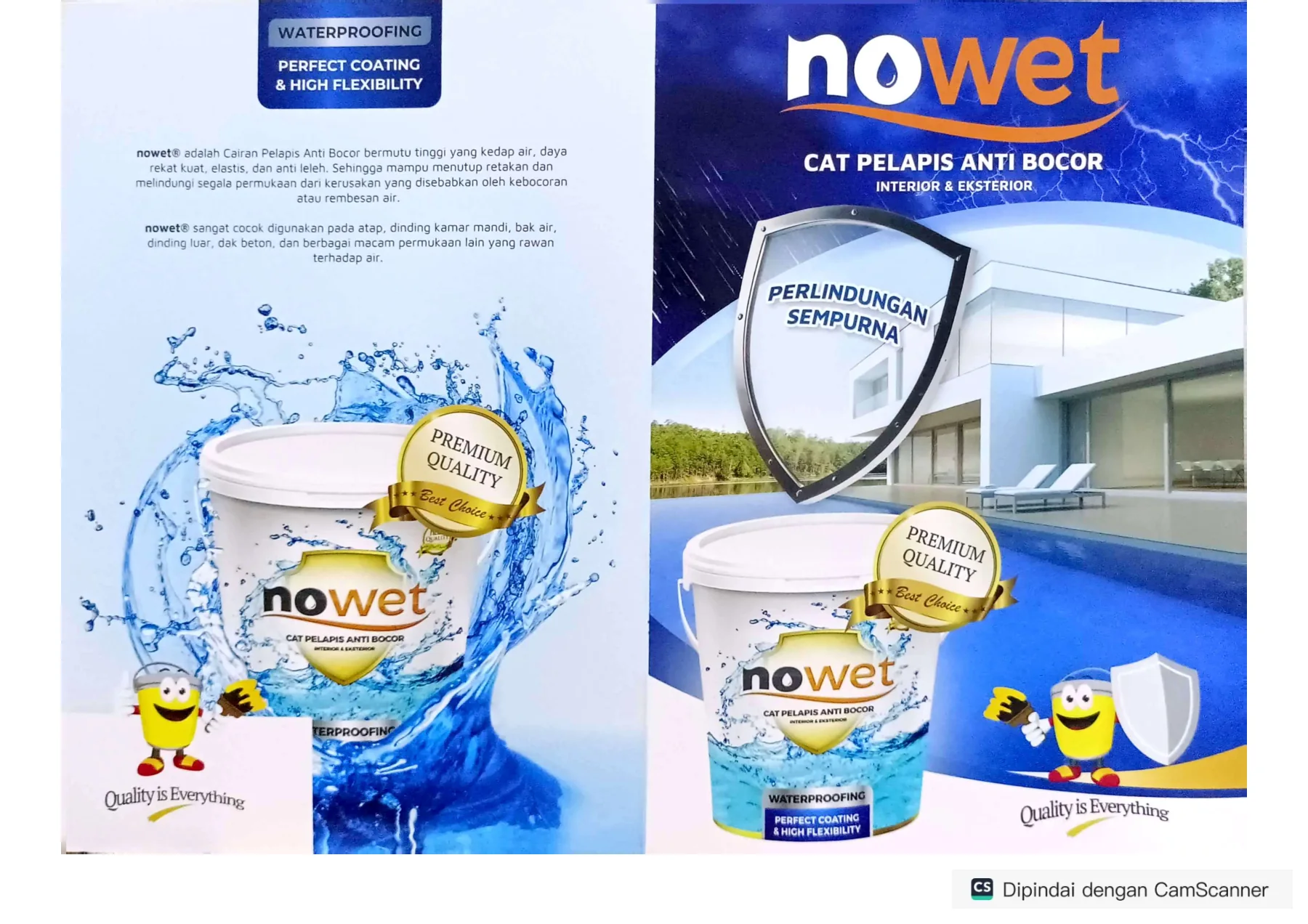 NoWet Cat Pelapis Anti Bocor